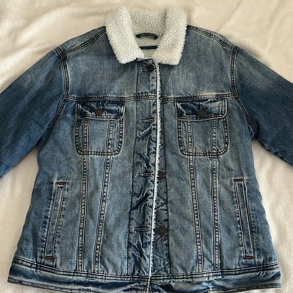 Abercrombie & Fitch Jean Fleece Jacket